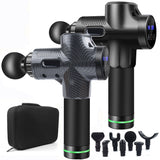 7 Heads Massage Gun LCD Display Fascia Gun Sport Therapy Deep Muscle Pain Exercising Relaxation Massager