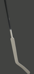 ZER0 ProCarbon Goalie Stick ICE OUT White/Black