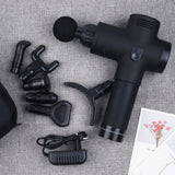 Starr MFG. 7 Heads Massage Gun LCD Display Fascia Gun Sport Therapy Deep Muscle Pain Exercising Relaxation Massager