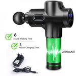 Starr MFG. 7 Heads Massage Gun LCD Display Fascia Gun Sport Therapy Deep Muscle Pain Exercising Relaxation Massager