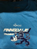 No5Hole Baby Blue Finngoalie Logo Tee