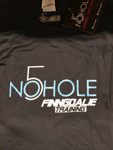 No5Hole Logo Finngoalie Tee Navy